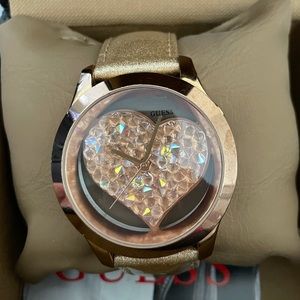 Guess watch - gold heart